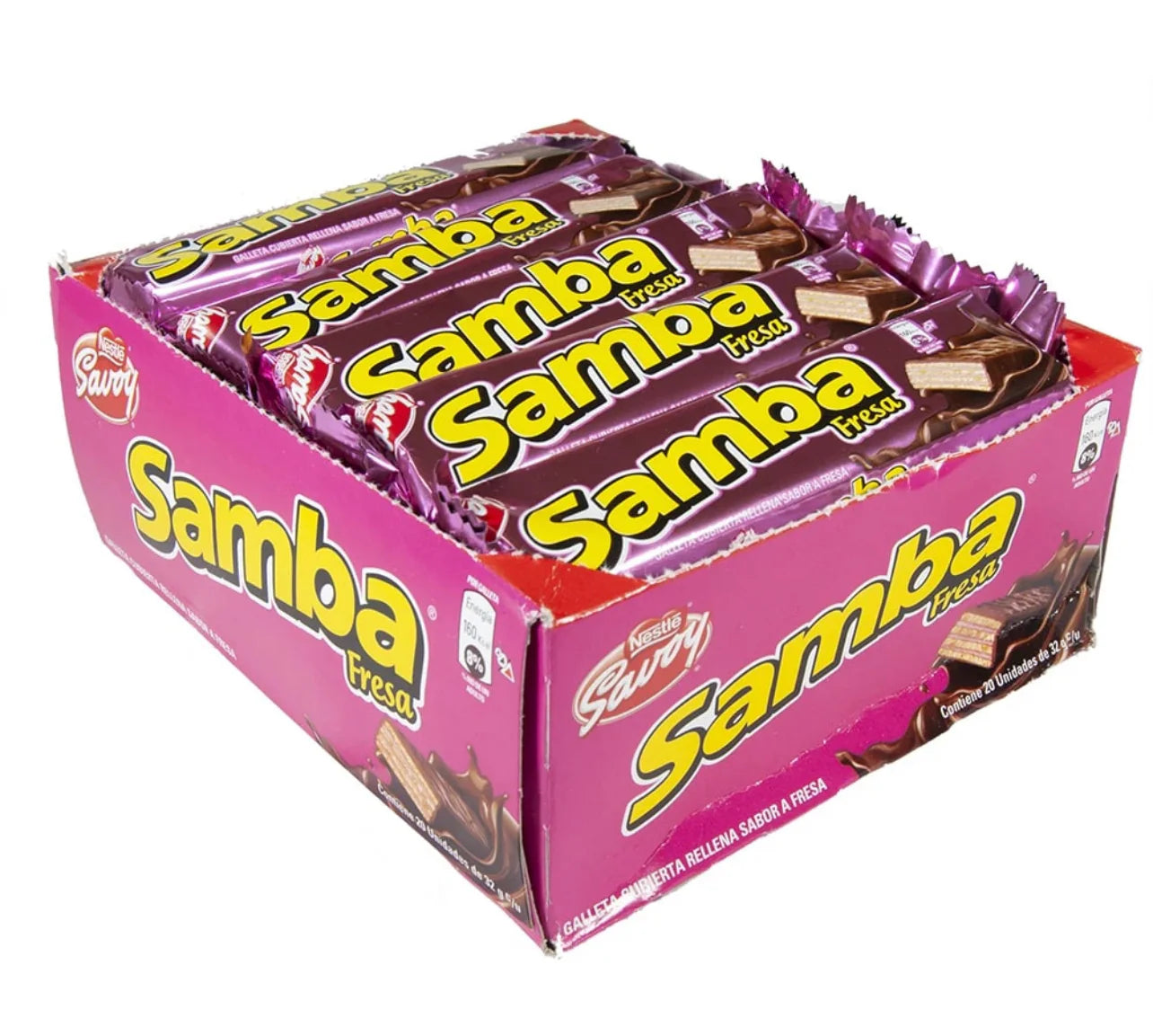 Samba Fresa Caja de 20 unidades